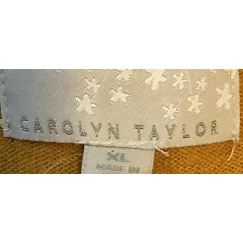 Carolyn Taylor SWEATER NEW Women's - XL - Pullover - Golden Yellow - SOFT